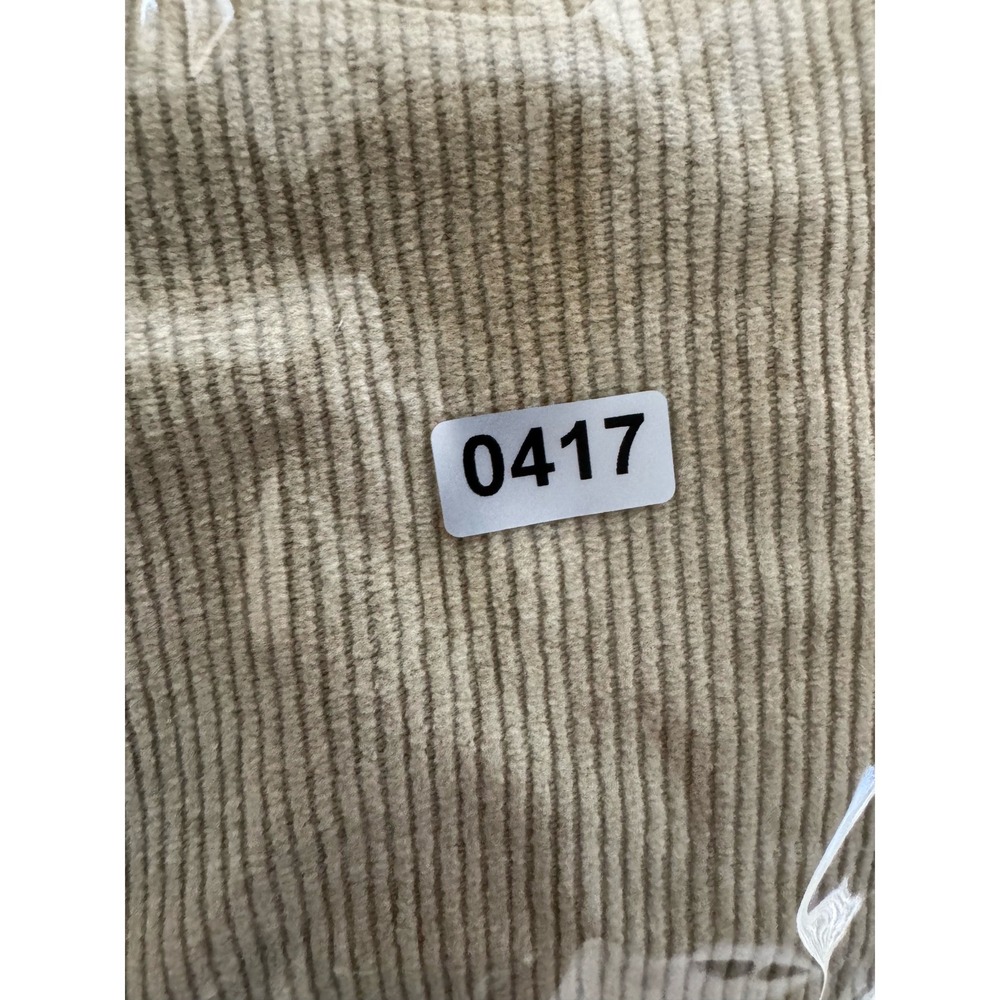 American Eagle Tan Corduroy Flare Pants Low Rise Y2K Size 8 Long Beige - Picture 8 of 8